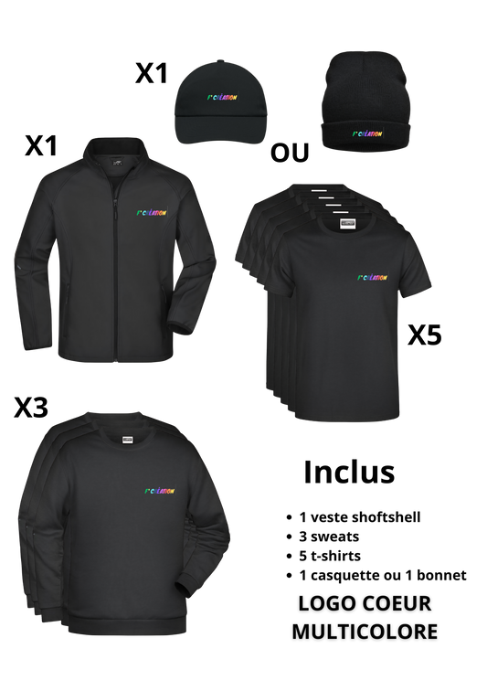 Pack Artisan – vêtements de travail Daiber personnalisés avec logo multicolore